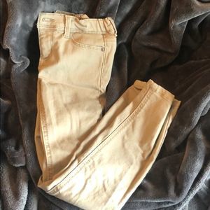 Girls skinny kaki pants